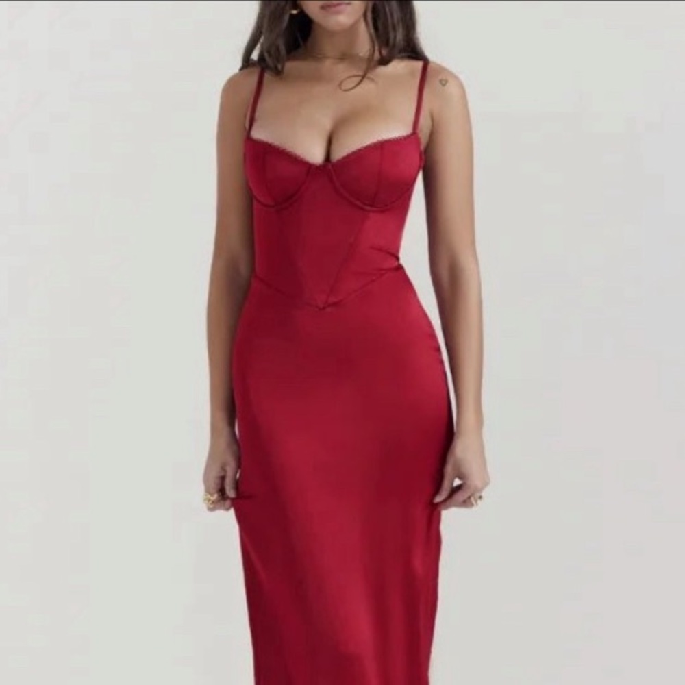 House of CB Red Maxi Dress